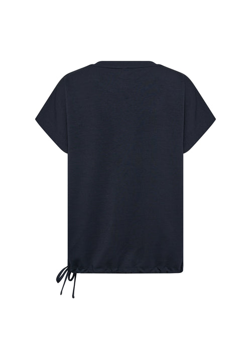SoyaConcept BANU 169 Short Sleeve Sweatshirt Navy