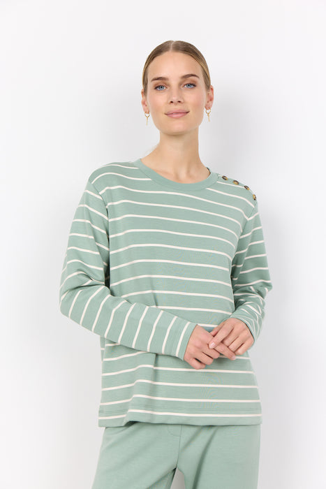 SoyaConcept BARNI 26 Sweatshirt Mineral Green