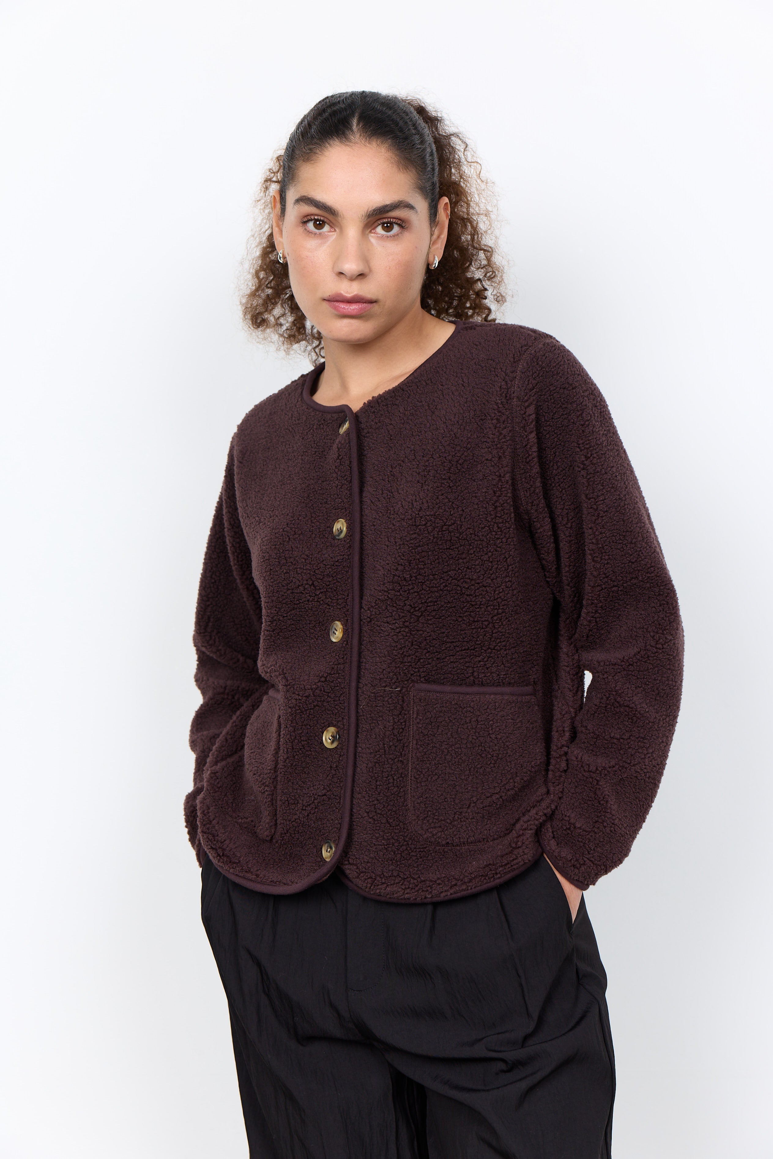 SoyaConcept Onyx 2 Jacket - Chocolate Plum