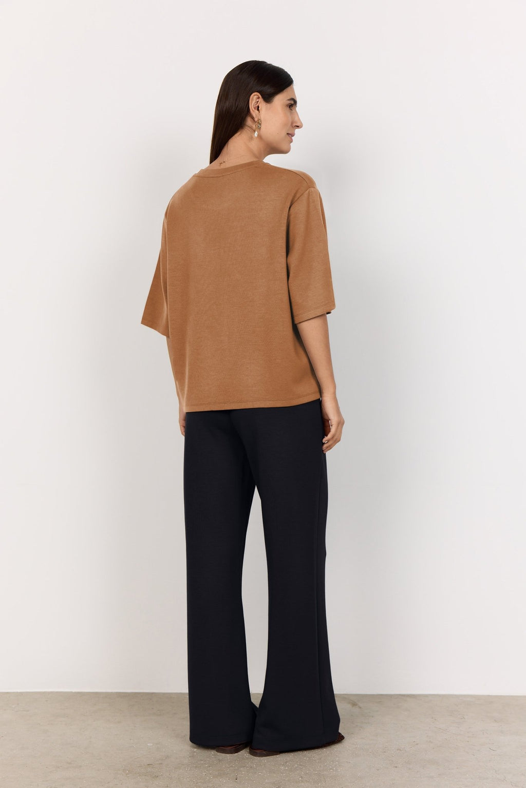 picture of SoyaConcept BANU 231 Short Sleeve Sweatshirt - Toffee - Number Two - womens - fashion - clothing - SoyaConcept 3