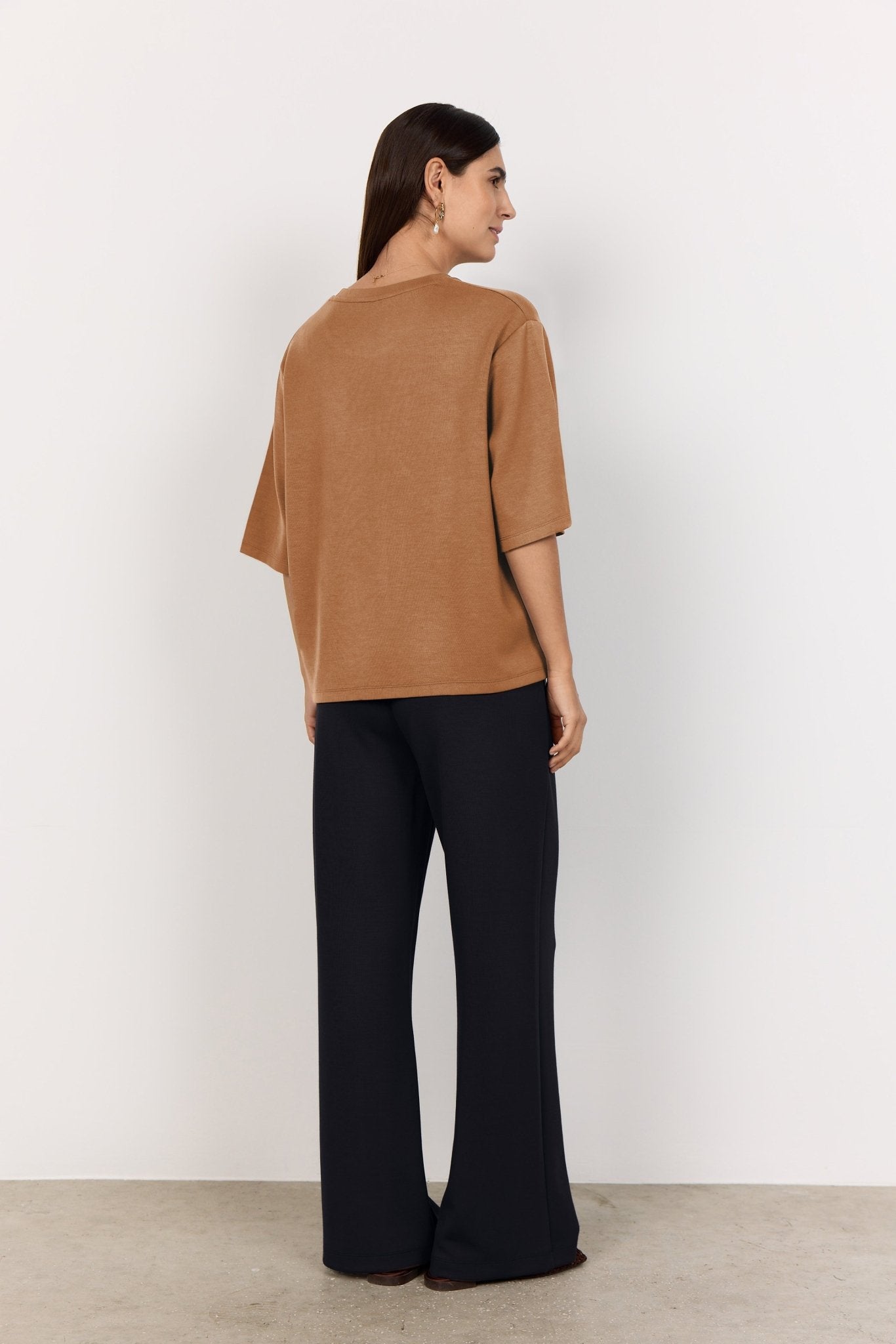 picture of SoyaConcept BANU 231 Short Sleeve Sweatshirt - Toffee - Number Two - womens - fashion - clothing - SoyaConcept 3