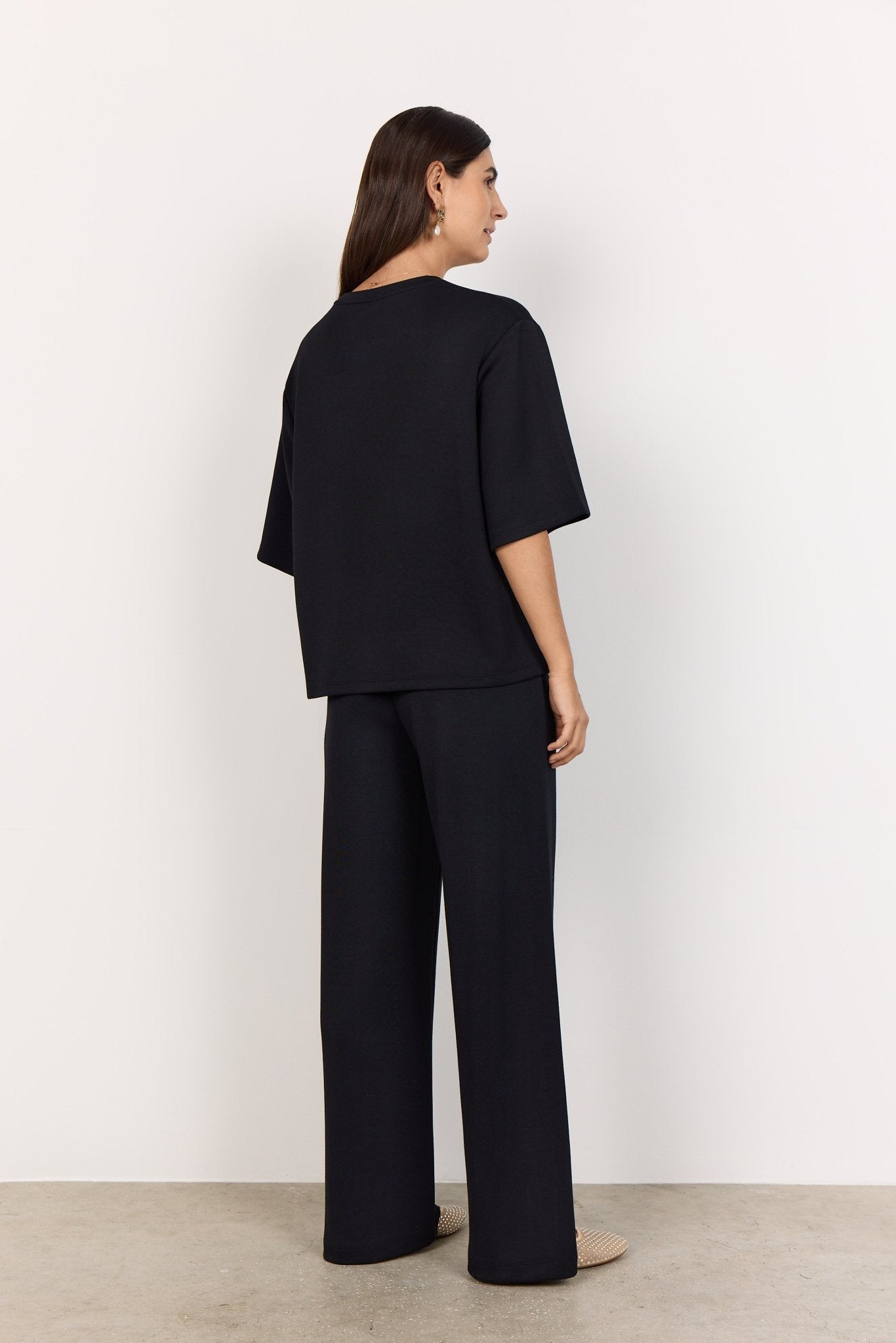 picture of SoyaConcept BANU 231 Short Sleeve Sweatshirt - Black - Number Two - womens - fashion - clothing - SoyaConcept 3