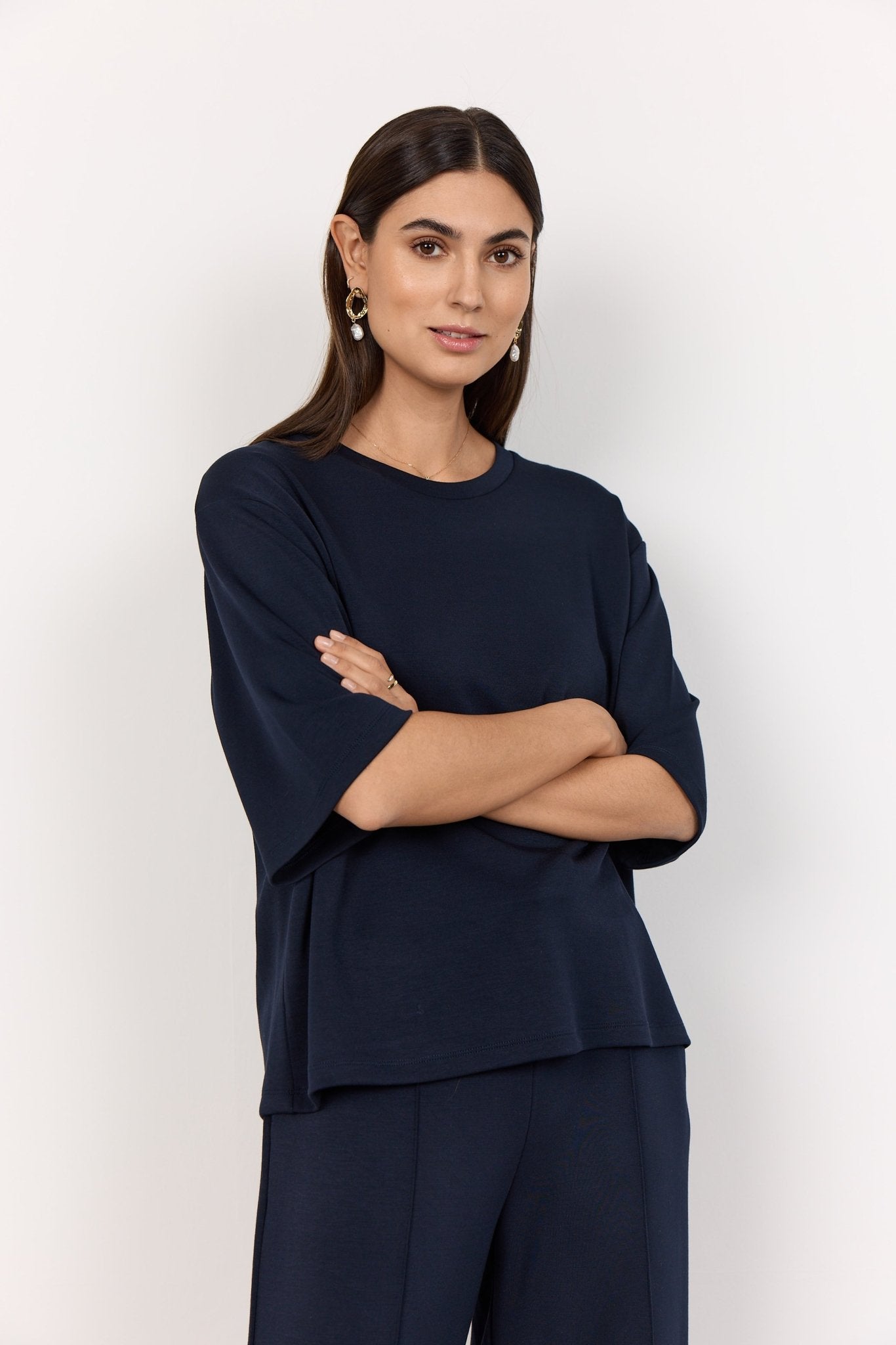 picture of SoyaConcept BANU 288 Sweatshirt - Navy - Number Two - womens - fashion - clothing - SoyaConcept 1