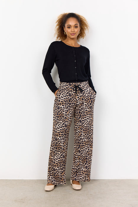 SoyaConcept OPHIA 7 Trousers Sand Leopard