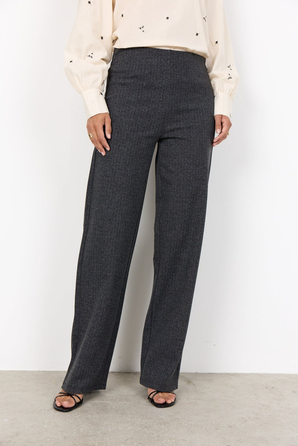 picture of SoyaConcept VINJA 4 Trousers - Dark Grey - Number Two - womens - fashion - clothing - SoyaConcept 1