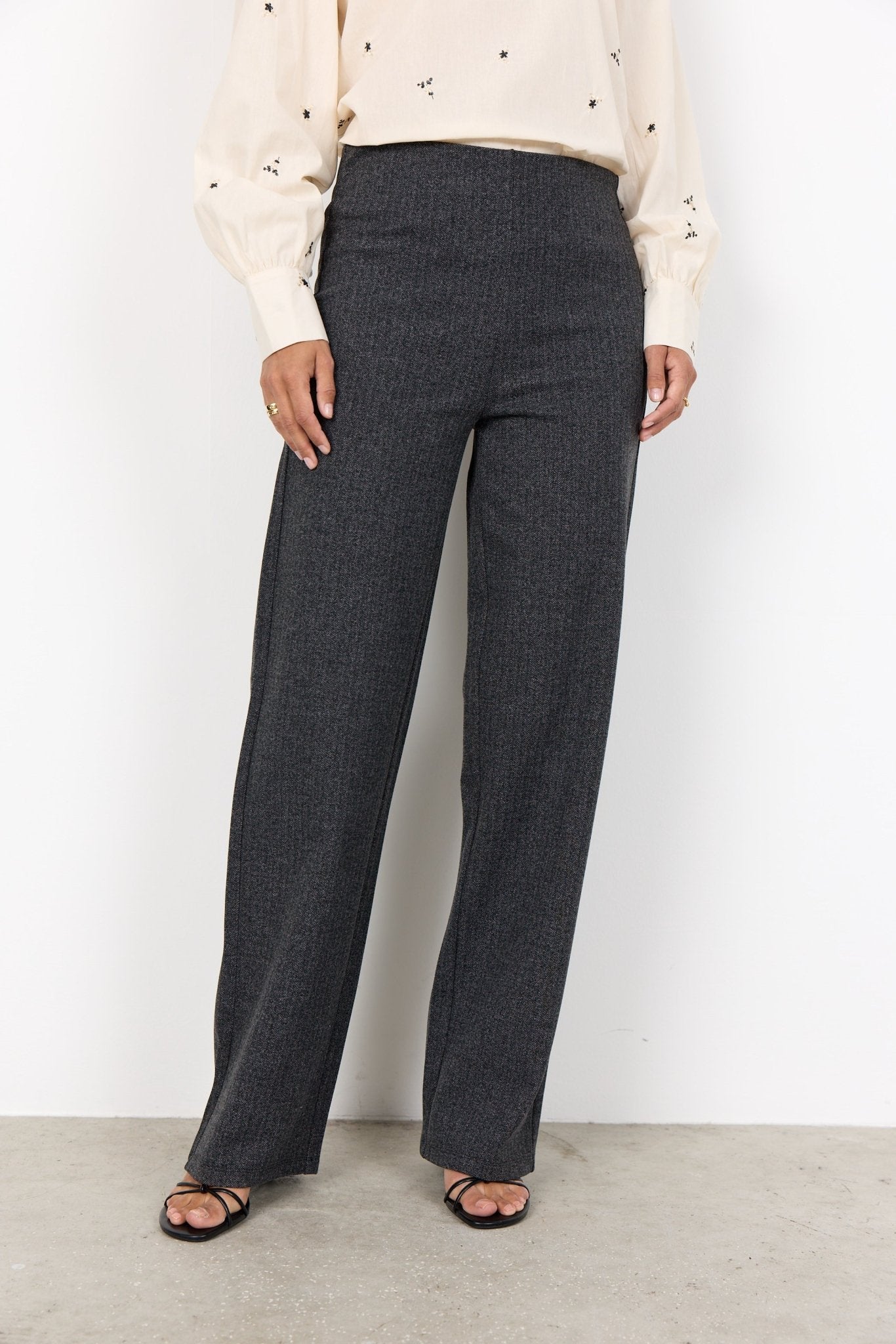 picture of SoyaConcept VINJA 4 Trousers - Dark Grey - Number Two - womens - fashion - clothing - SoyaConcept 1