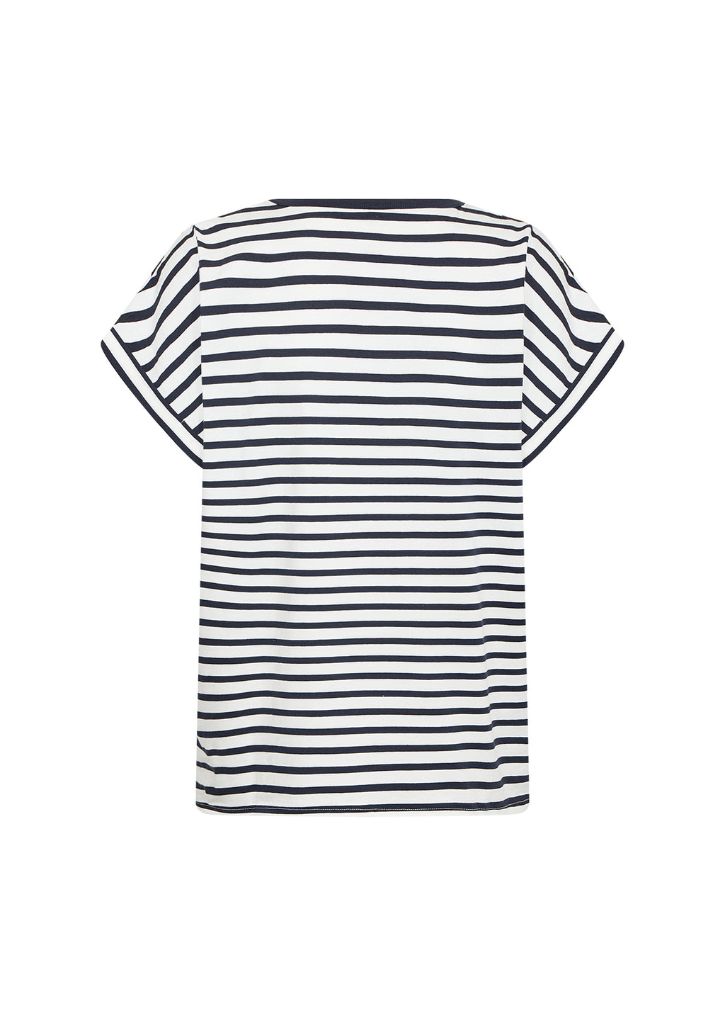 picture of SoyaConcept RINA Stripe 18 T-Shirt - White/Navy - Number Two - womens - fashion - clothing - SoyaConcept 2