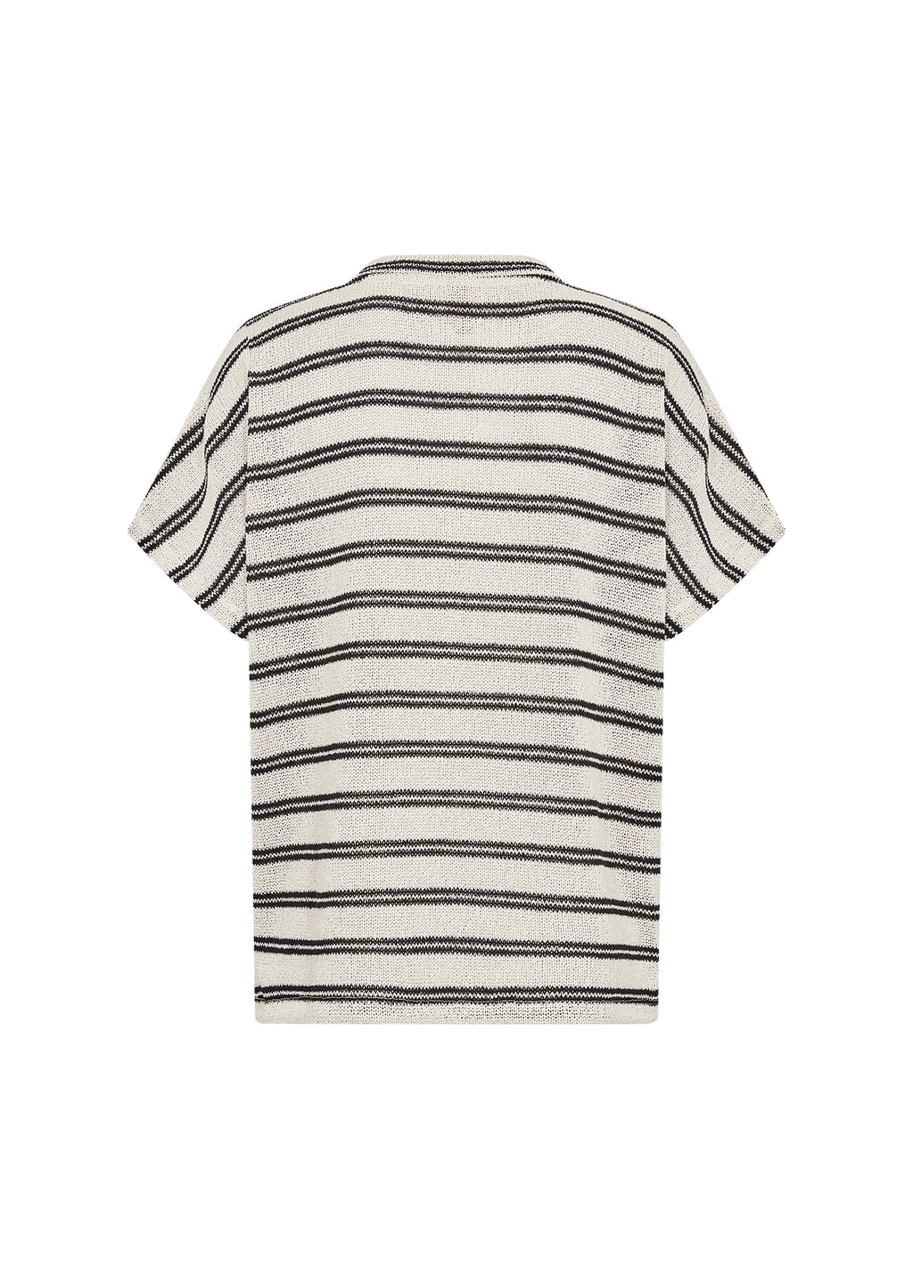 picture of SoyaConcept Frey 1 Sleeveless Tank Knit - Off White/Black Stripe - Number Two - womens - fashion - clothing - SoyaConcept 5