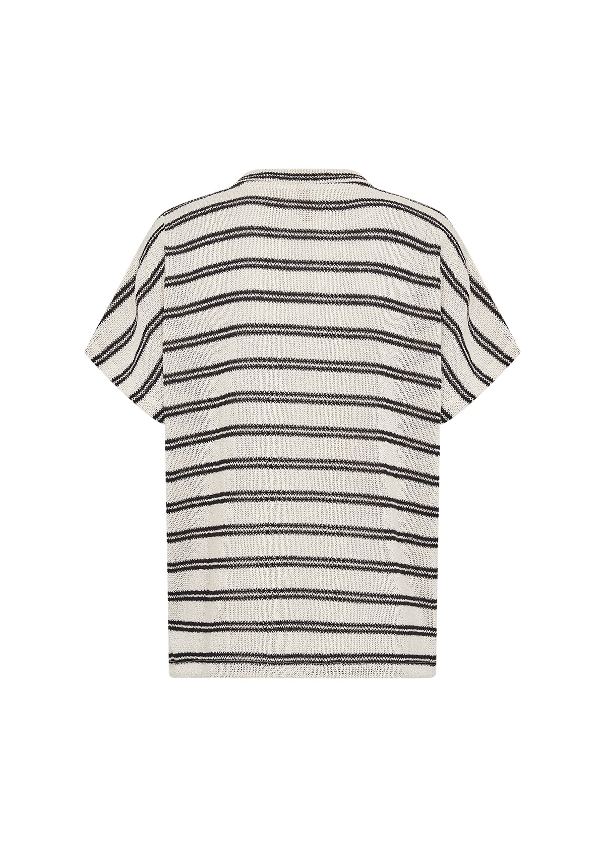 picture of SoyaConcept Frey 1 Sleeveless Tank Knit - Off White/Black Stripe - Number Two - womens - fashion - clothing - SoyaConcept 5