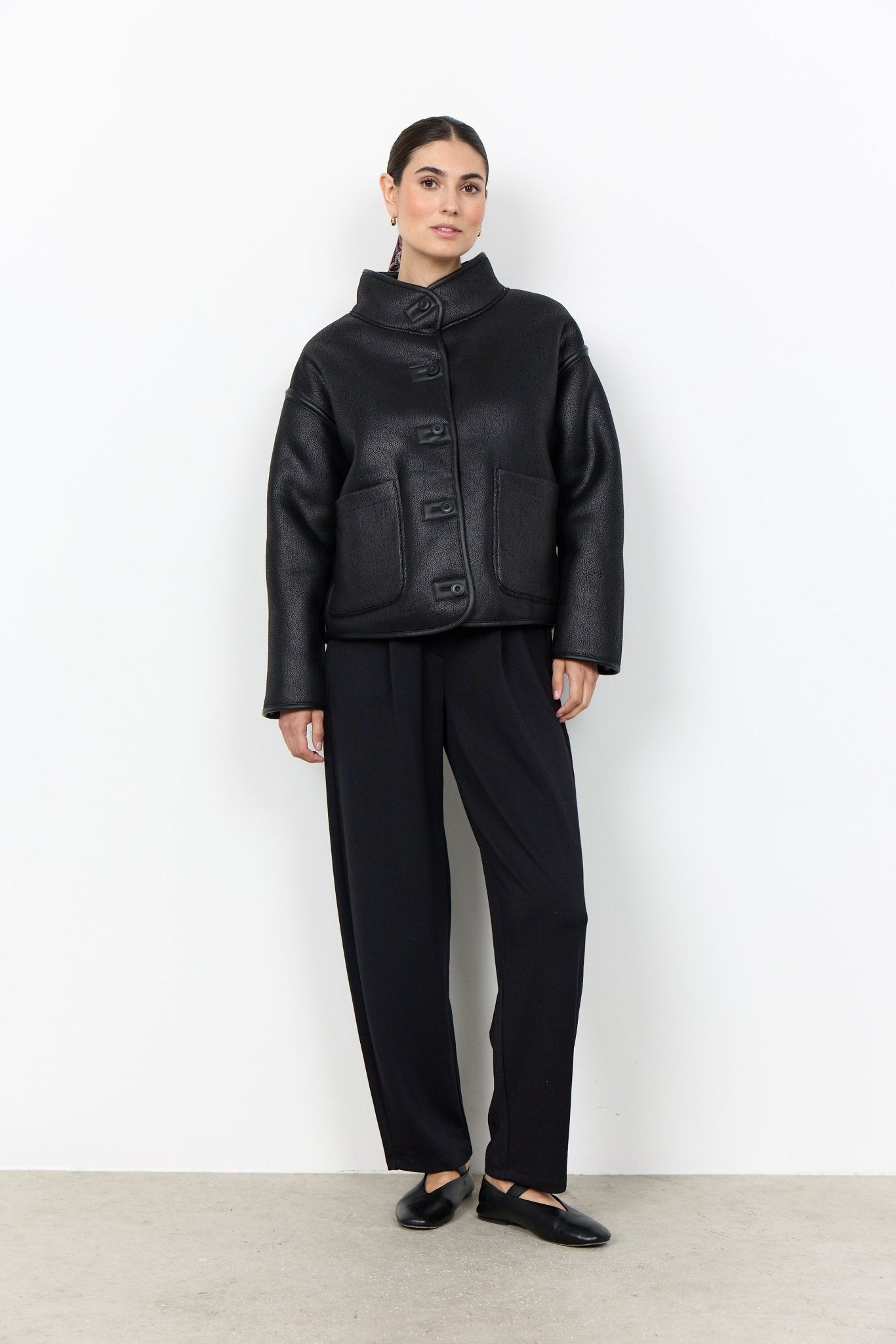 picture of SoyaConcept GIDA 2 Reversible Jacket - Zebra/Black - Number Two - womens - fashion - clothing - SoyaConcept 3