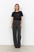 picture of SoyaConcept HEBE 4 Trouser - Black Herringbone - Number Two - womens - fashion - clothing - SoyaConcept 1