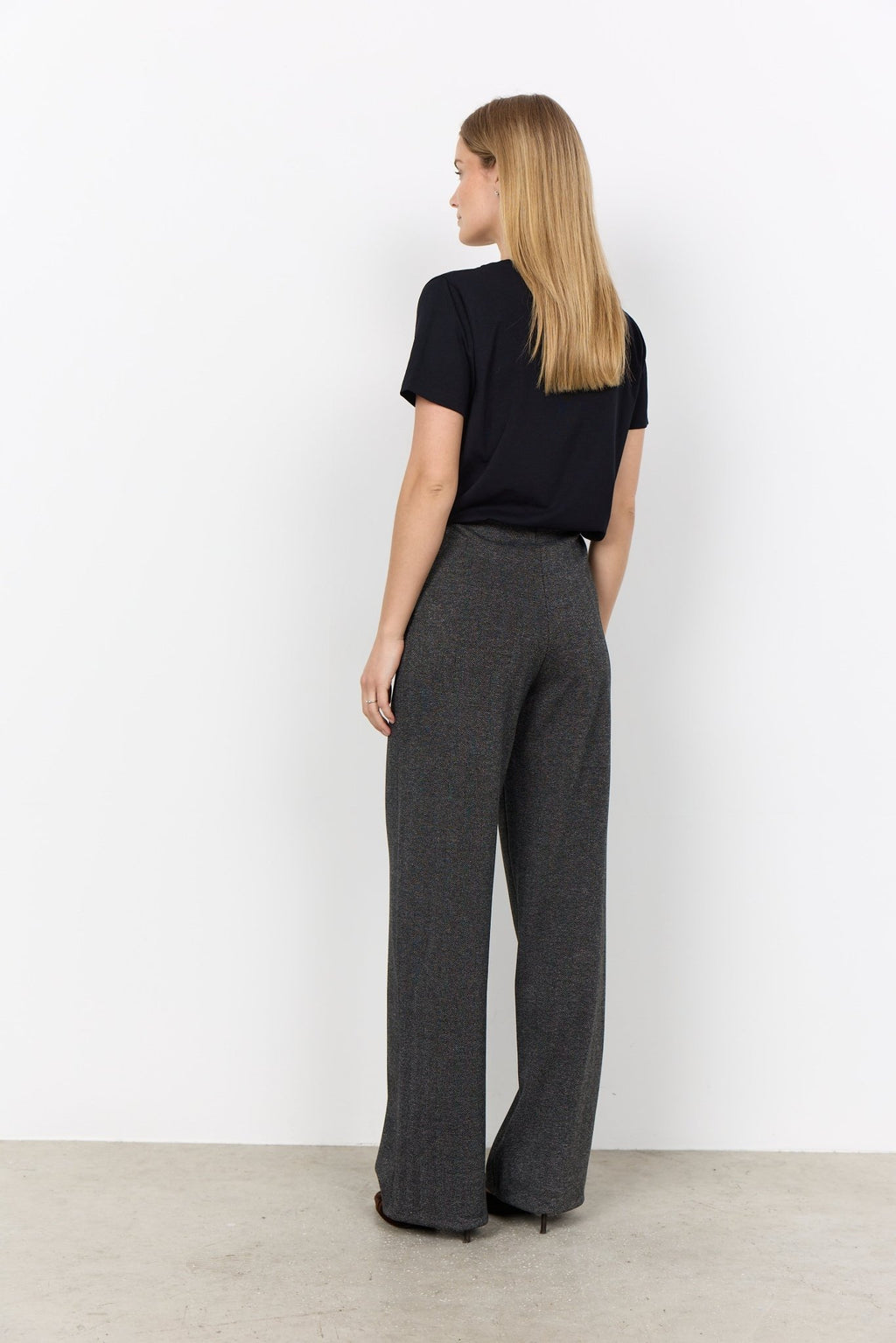 picture of SoyaConcept HEBE 4 Trouser - Black Herringbone - Number Two - womens - fashion - clothing - SoyaConcept 3