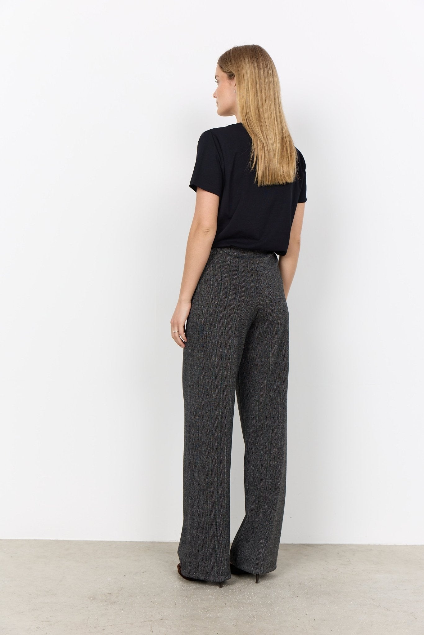 picture of SoyaConcept HEBE 4 Trouser - Black Herringbone - Number Two - womens - fashion - clothing - SoyaConcept 3
