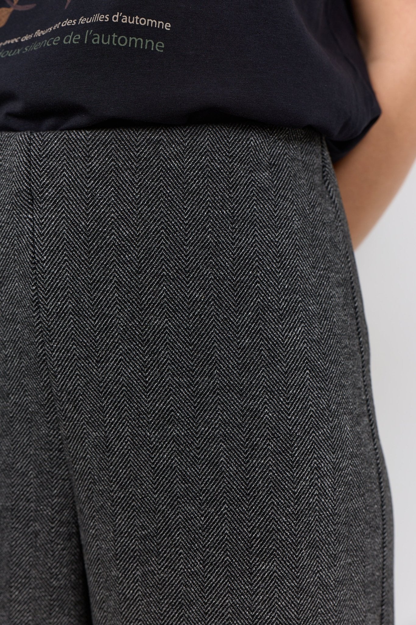 picture of SoyaConcept HEBE 4 Trouser - Black Herringbone - Number Two - womens - fashion - clothing - SoyaConcept 4
