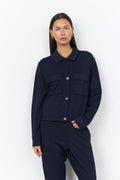 picture of SoyaConcept BANU 337 Sweatshirt Jacket - Navy - Number Two - womens - fashion - clothing - SoyaConcept 1