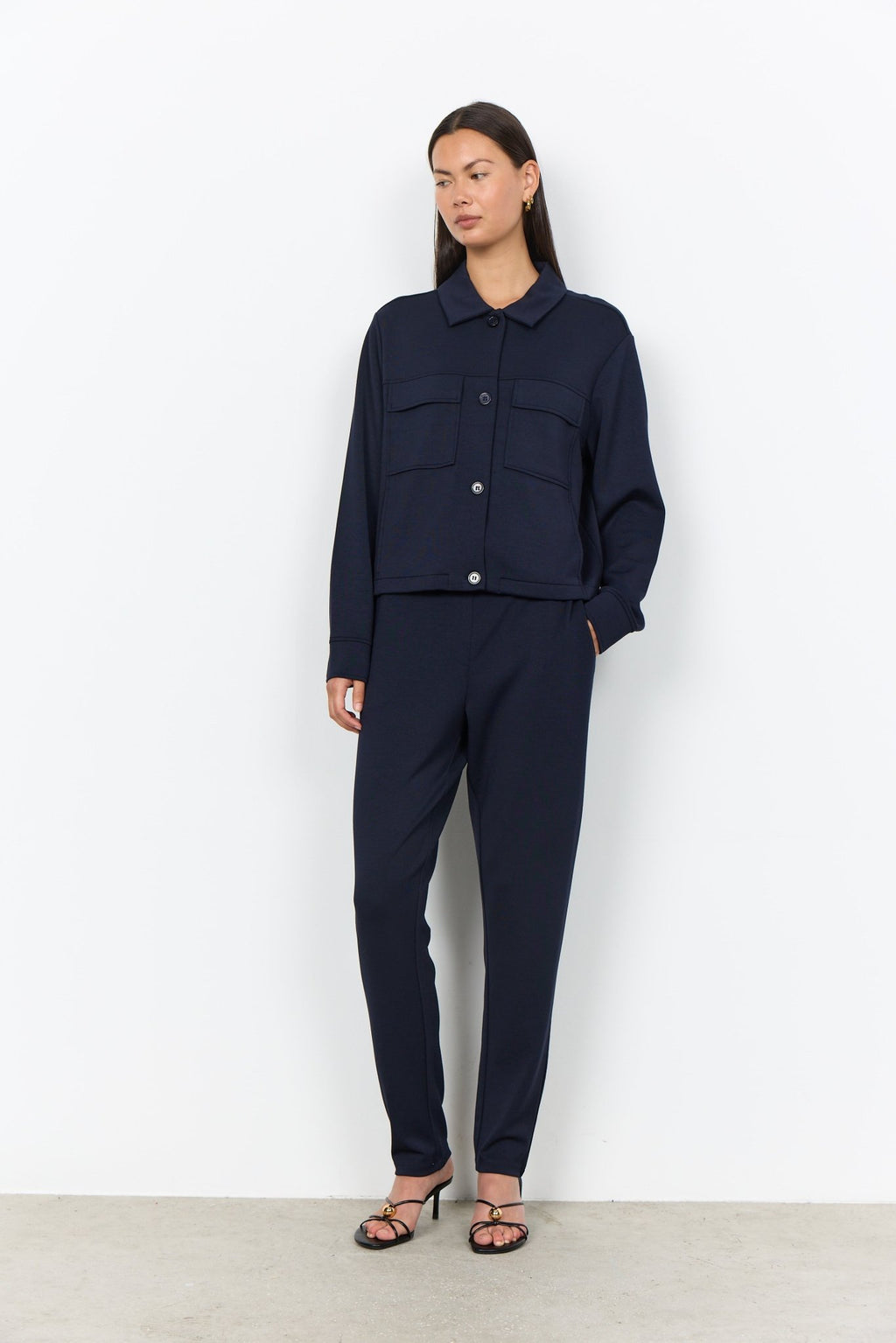 picture of SoyaConcept BANU 337 Sweatshirt Jacket - Navy - Number Two - womens - fashion - clothing - SoyaConcept 2