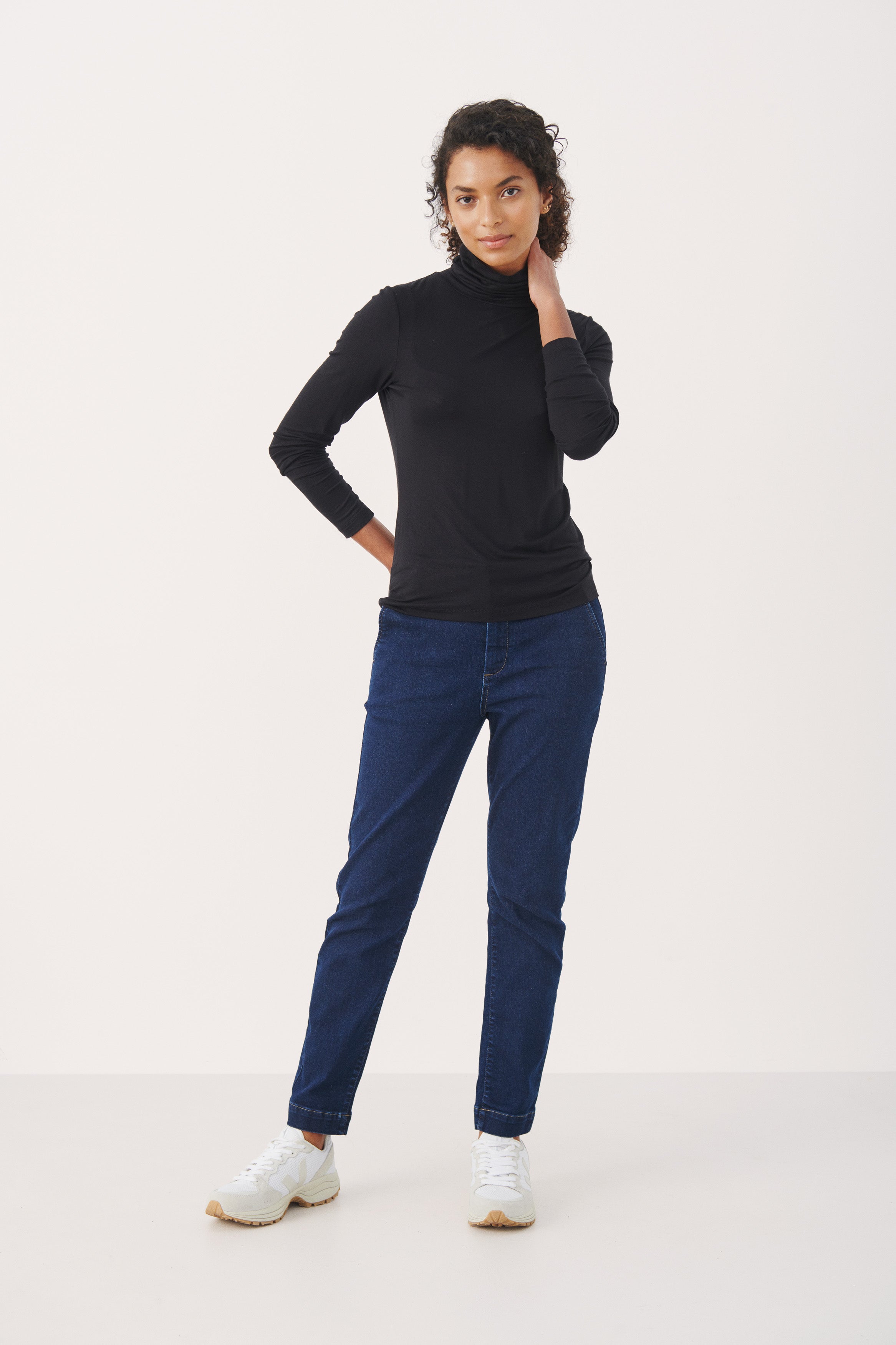 Part Two Effinas T-Shirt  - Dark Navy