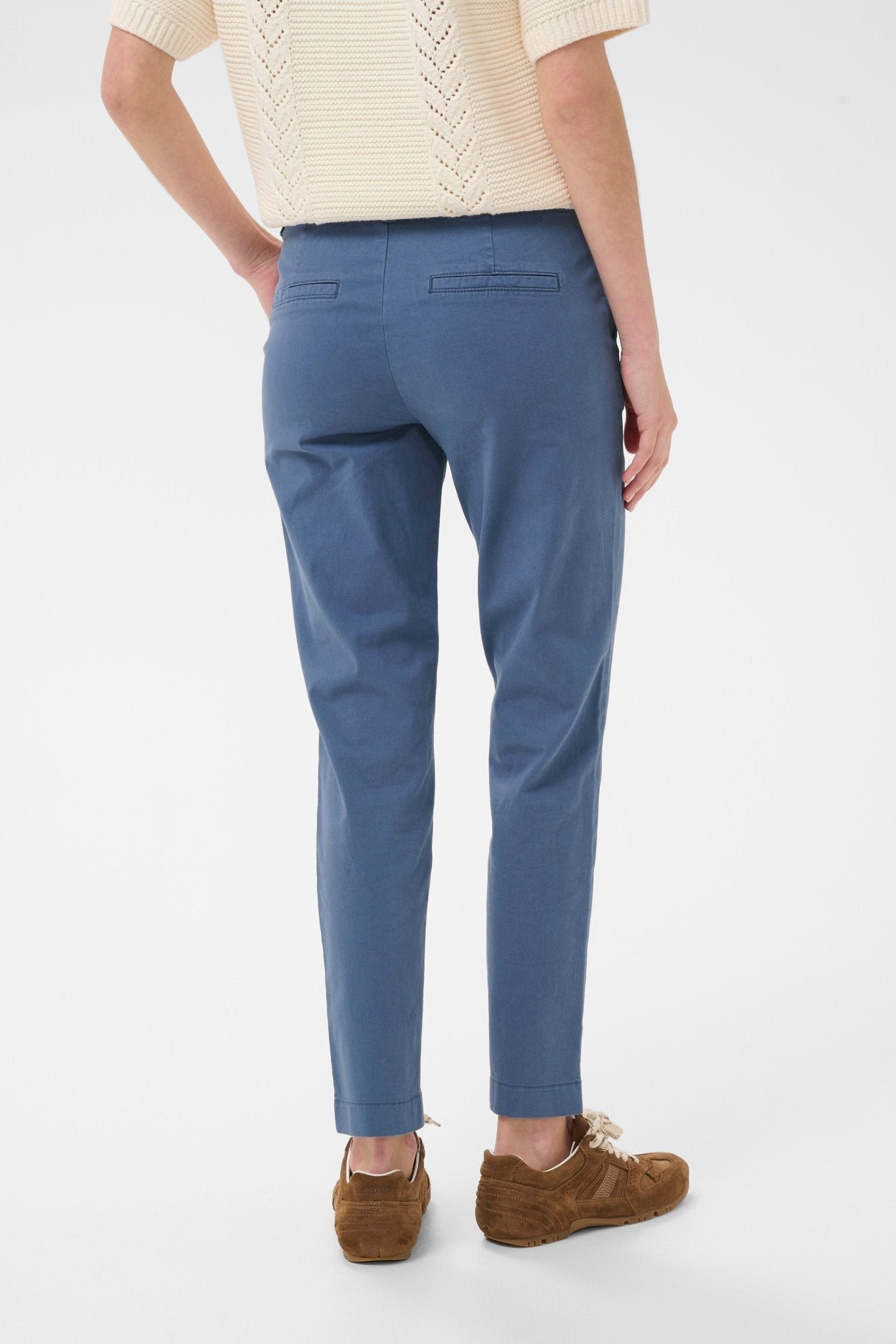 picture of Part Two Soffys PW Trouser - Blue Indigo - Number Two - womens - fashion - clothing - Part Two 2