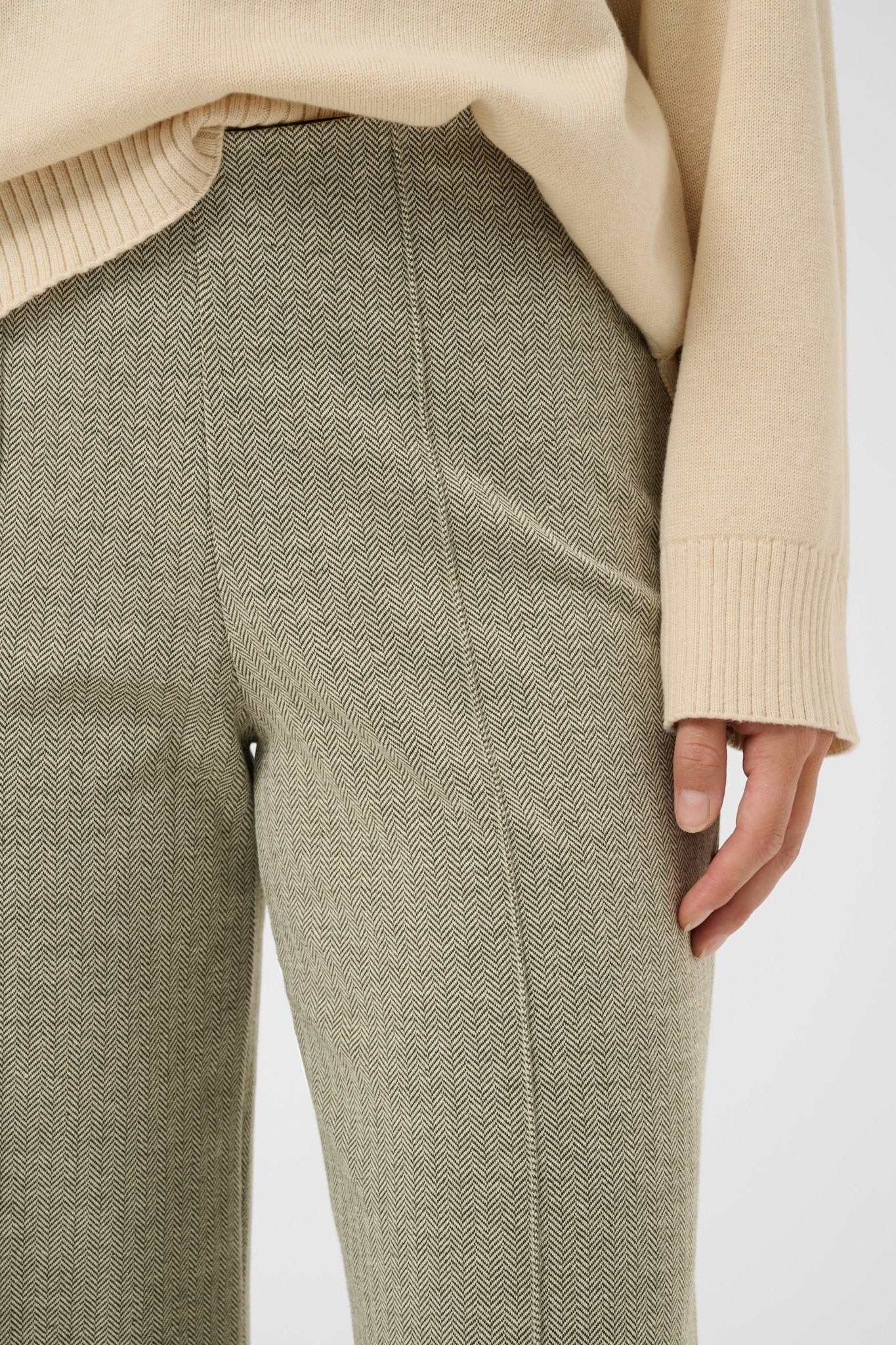 picture of Part Two IIisan Trouser - Bettle Herringbone - Number Two - womens - fashion - clothing - Part Two 2