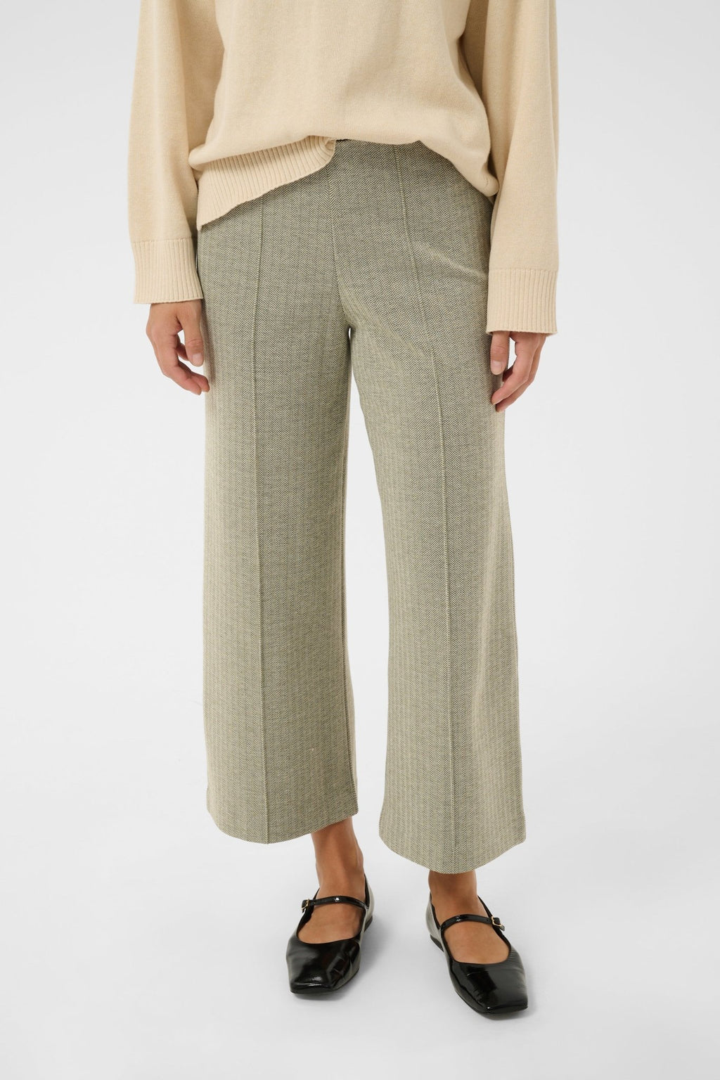 picture of Part Two IIisan Trouser - Bettle Herringbone - Number Two - womens - fashion - clothing - Part Two 1