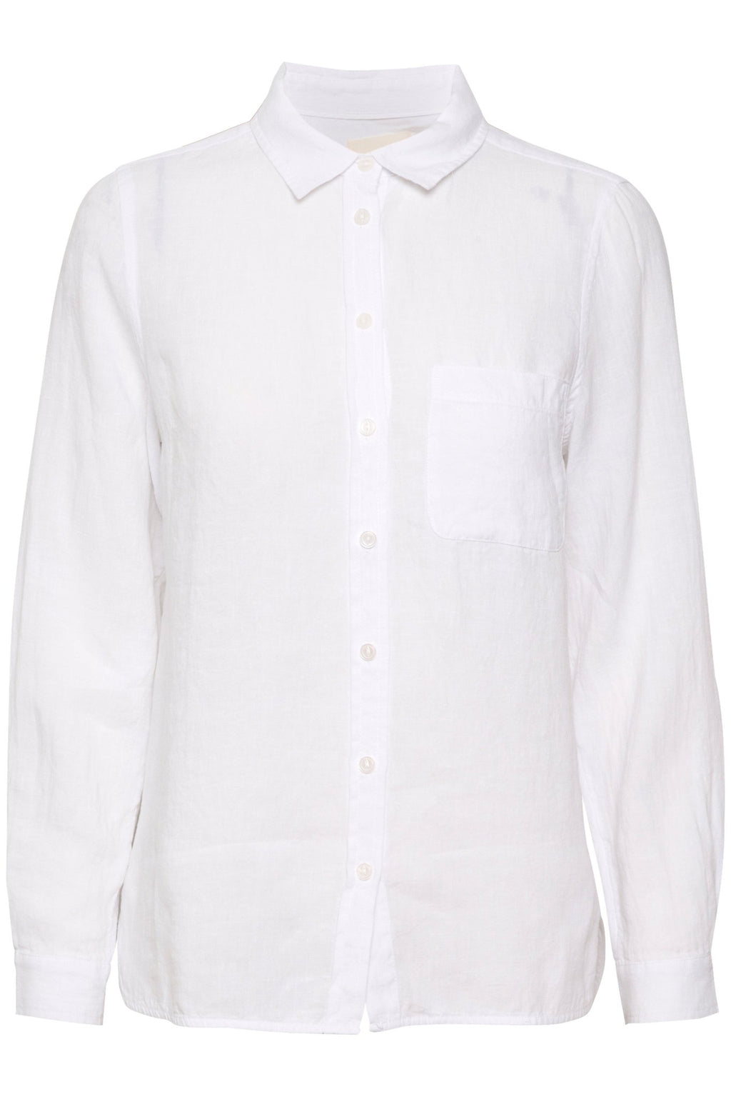 picture of Part Two KivasPW Linen Shirt Bright White - Number Two - womens - fashion - clothing - Part Two 6