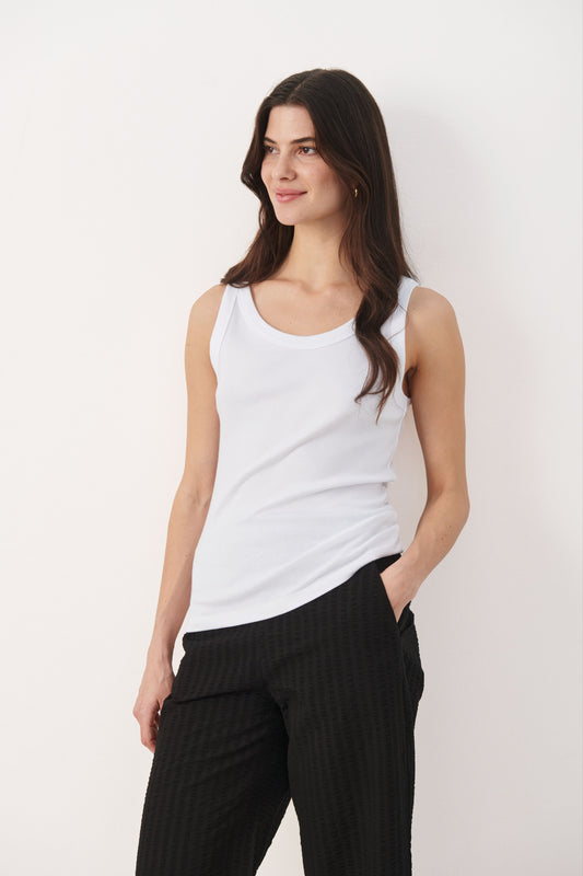 Part Two ArvidaPW Vest Top Bright White