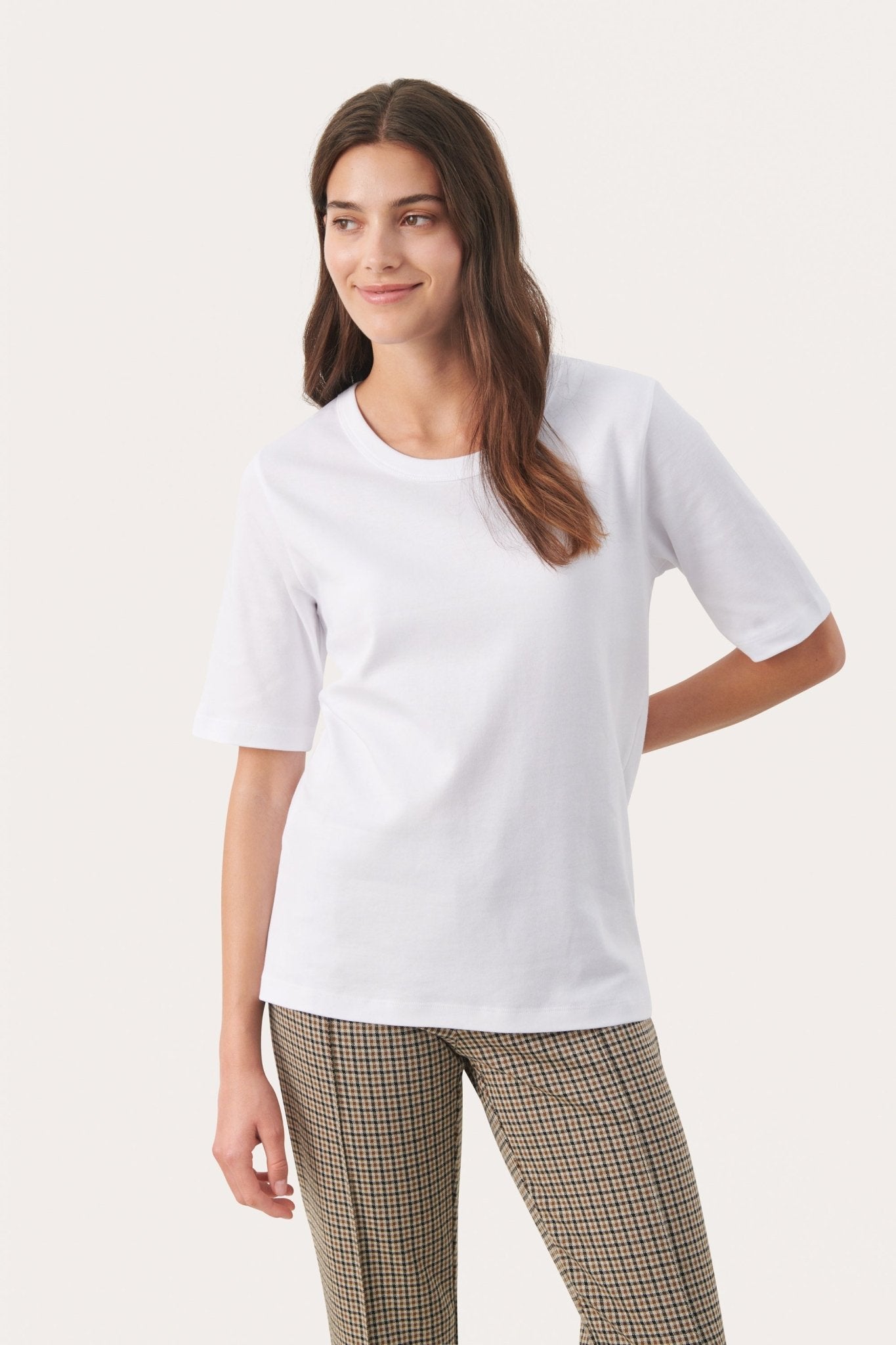 picture of Part Two RatanaPW T-shirt Bright White - Number Two - womens - fashion - clothing - Part Two 4
