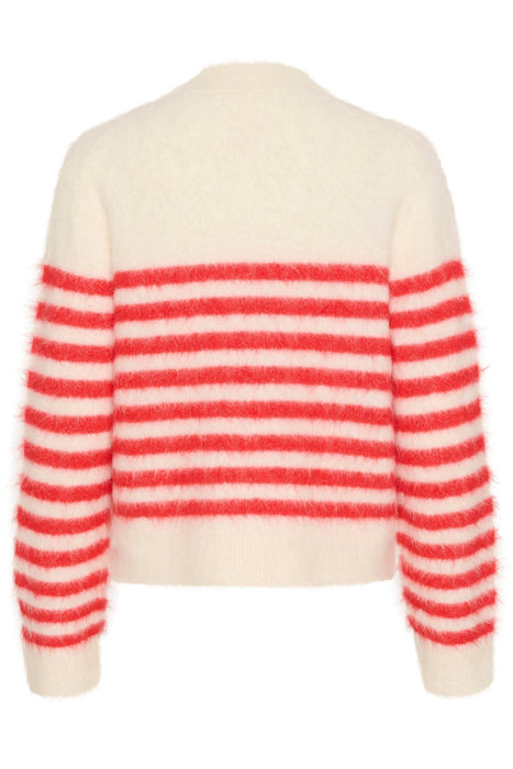 Part Two PakizePW Cardigan Mars Red Stripe