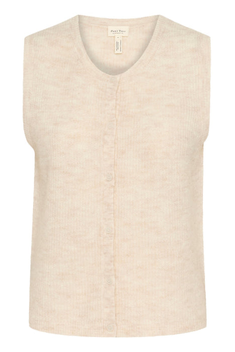 Part Two PimiraPW Waistcoat Birch Melange