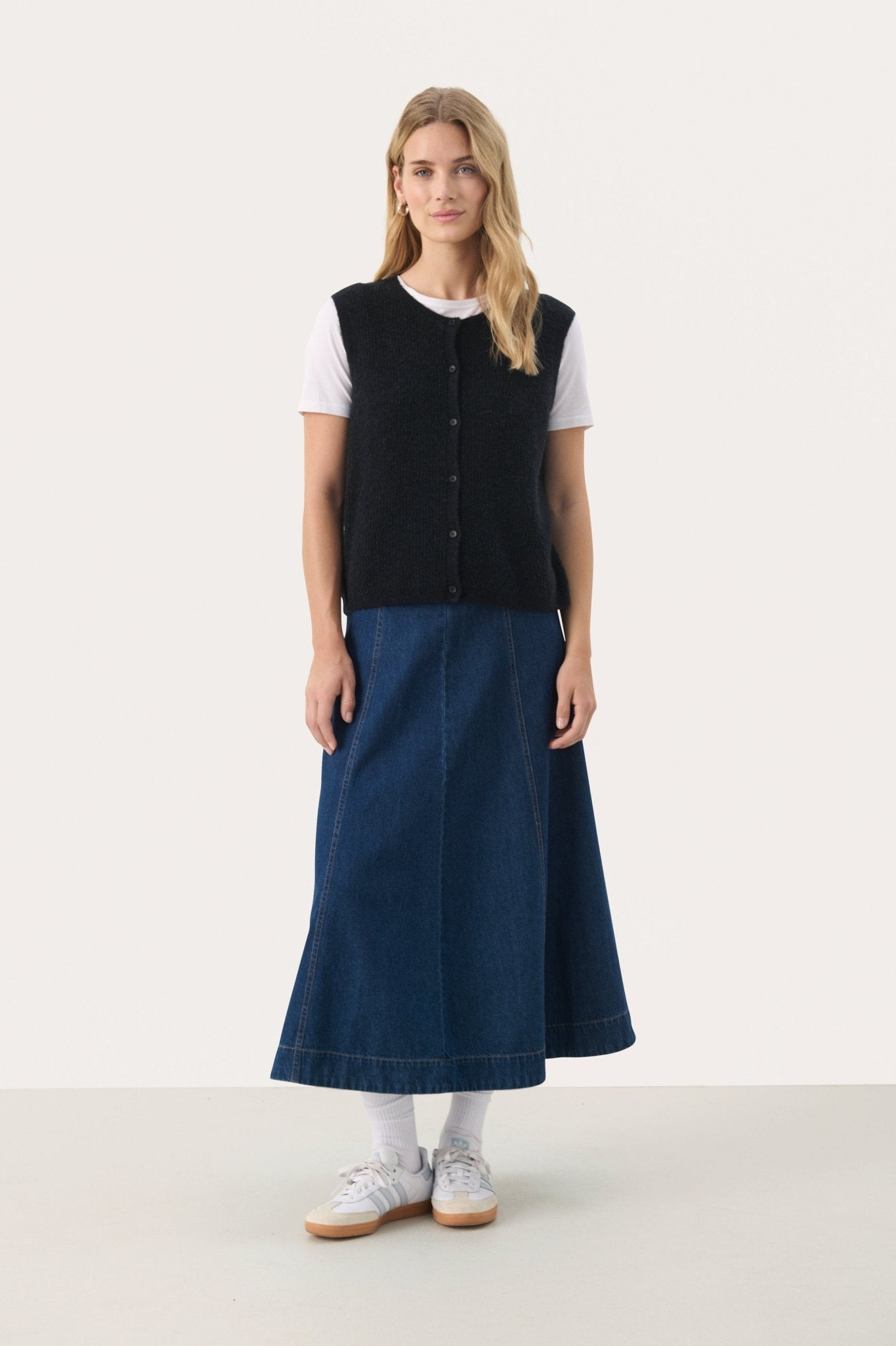 picture of Part Two Pimira Waistcoat - Dark Navy - Number Two - womens - fashion - clothing - Part Two 5