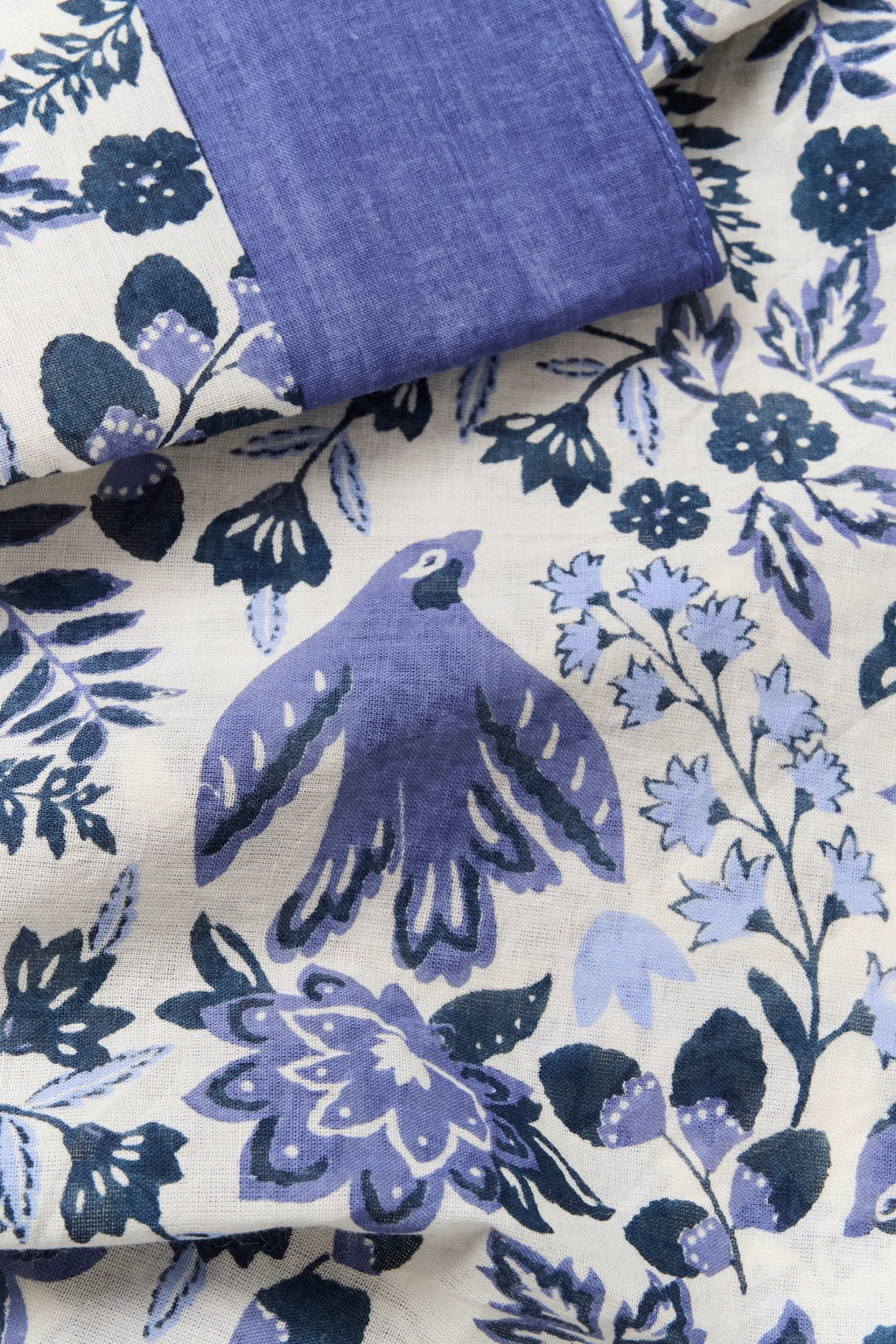 picture of Part Two Phi Scarf Floral Bird - Navy - Number Two - womens - fashion - accessories - Part Two 4