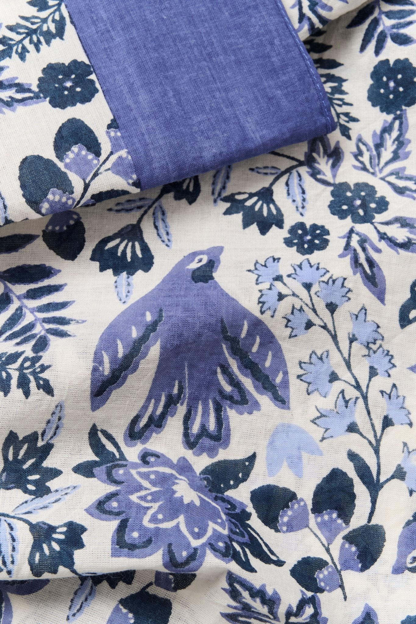 picture of Part Two Phi Scarf Floral Bird - Navy - Number Two - womens - fashion - accessories - Part Two 4