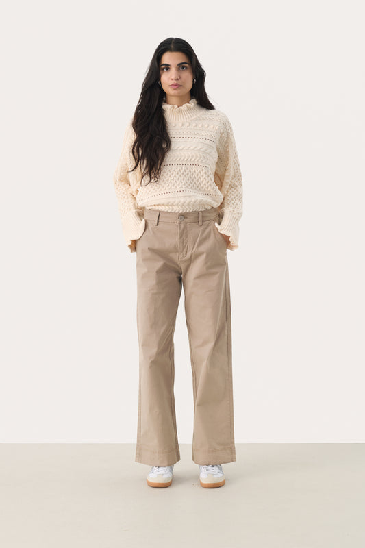 Part Two BelmePW Trouser Desert Taupe