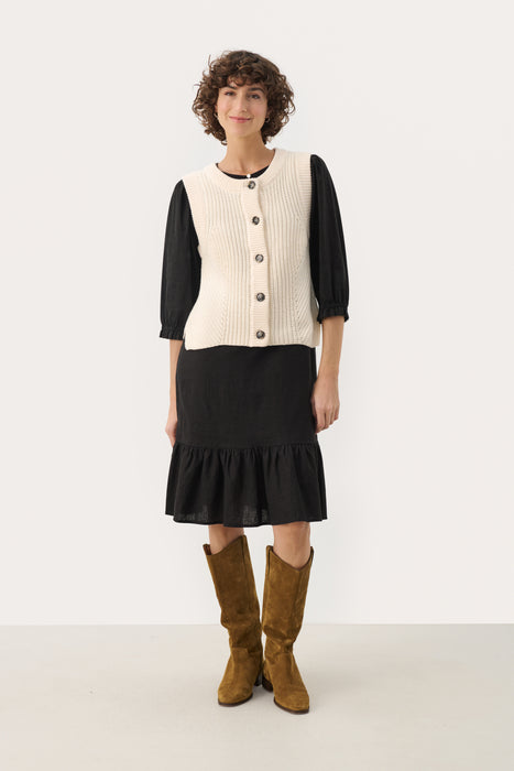Part Two NoemiePW waistcoat whitecap grey