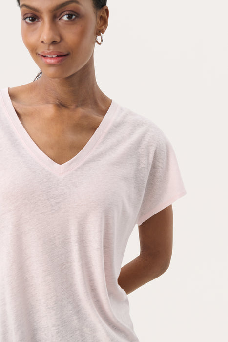Part Two AxelinesPW T-shirt Mauve Chalk