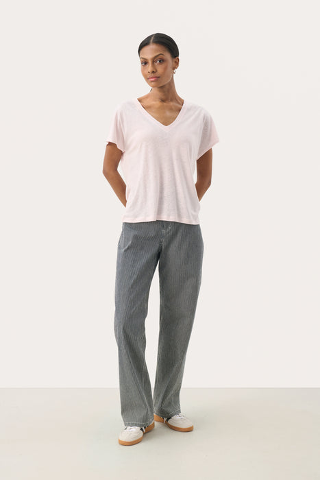 Part Two AxelinesPW T-shirt Mauve Chalk