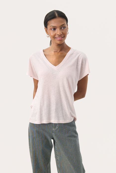 Part Two AxelinesPW T-shirt Mauve Chalk