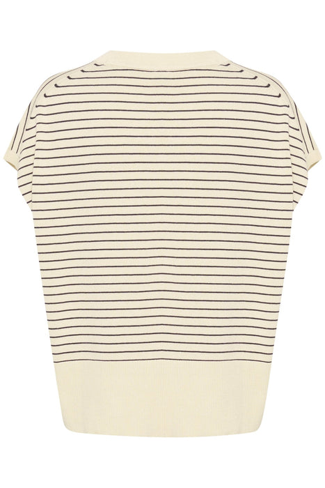 Part Two NatayaPW Slipover Whitecap Grey Stripe