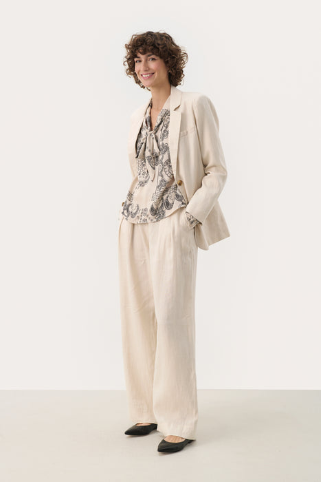 Part Two NyanPW Linen blazer French Oak