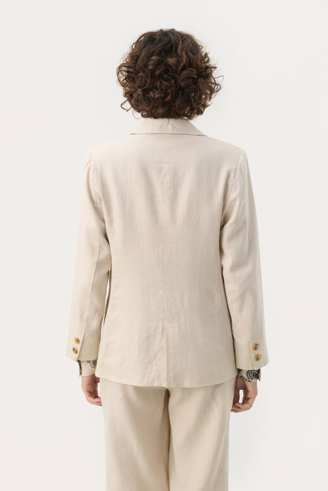 Part Two NyanPW Linen blazer French Oak