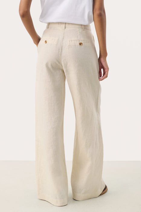 Part Two NinnesPW Linen Trouser French Oak