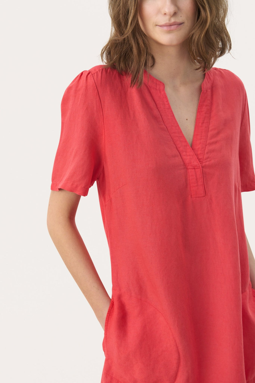 picture of Part Two Aminase Dress Linen - Bittersweet - Number Two - womens - fashion - clothing - Part Two 6