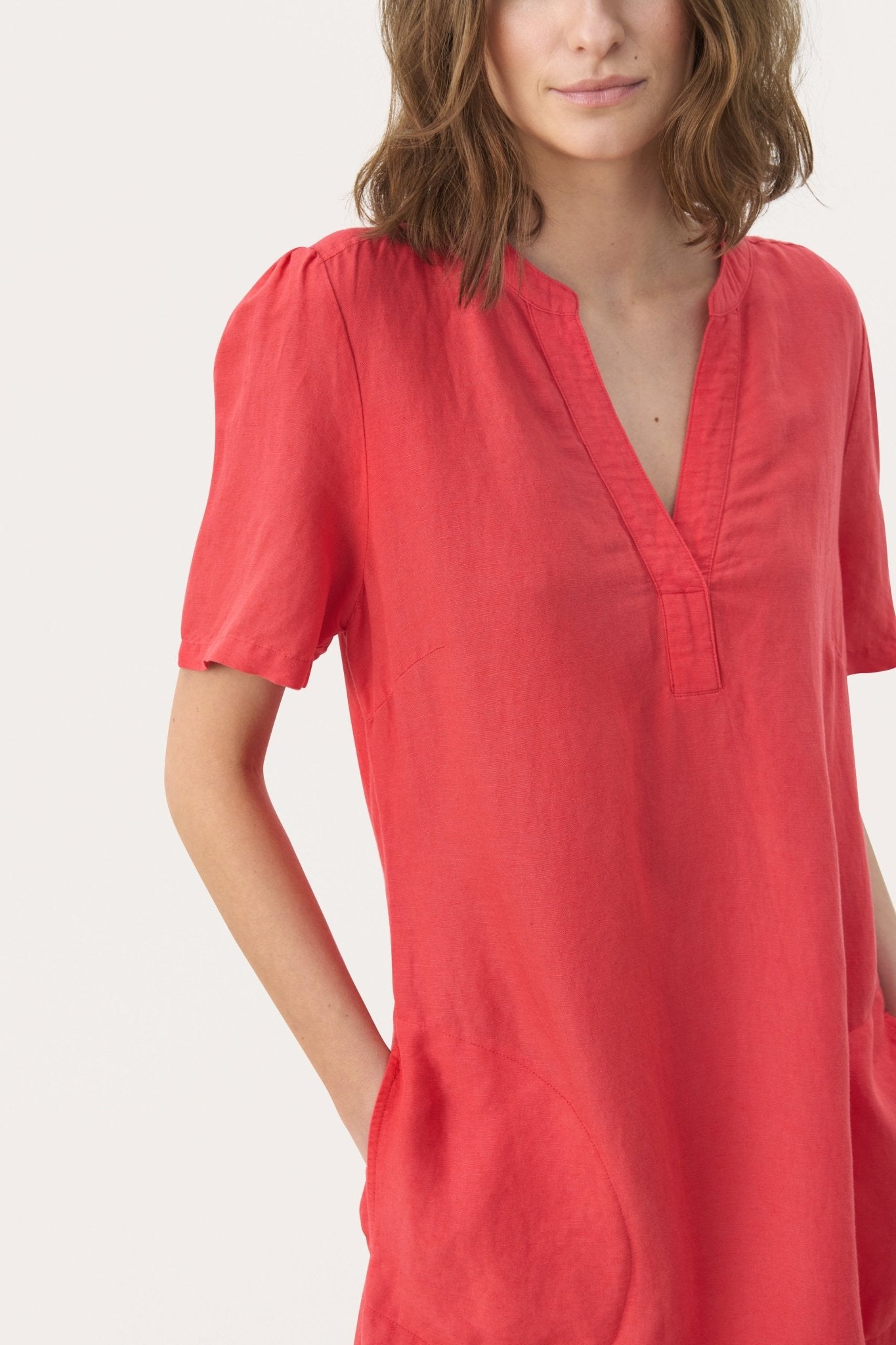 picture of Part Two Aminase Dress Linen - Bittersweet - Number Two - womens - fashion - clothing - Part Two 6