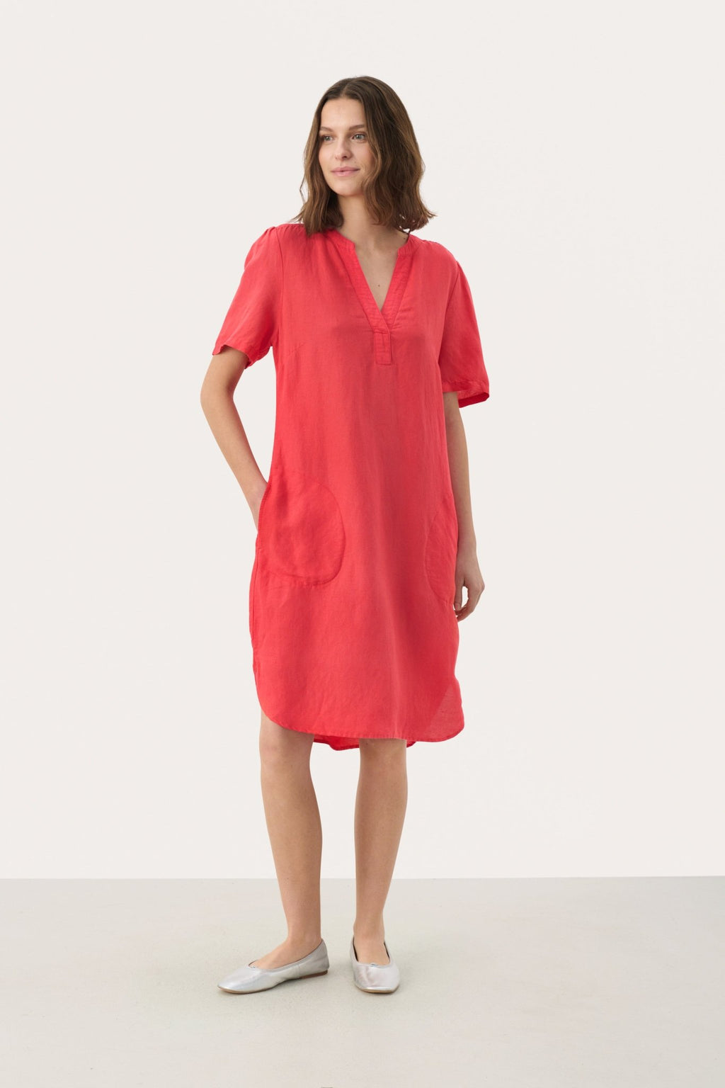 picture of Part Two Aminase Dress Linen - Bittersweet - Number Two - womens - fashion - clothing - Part Two 5