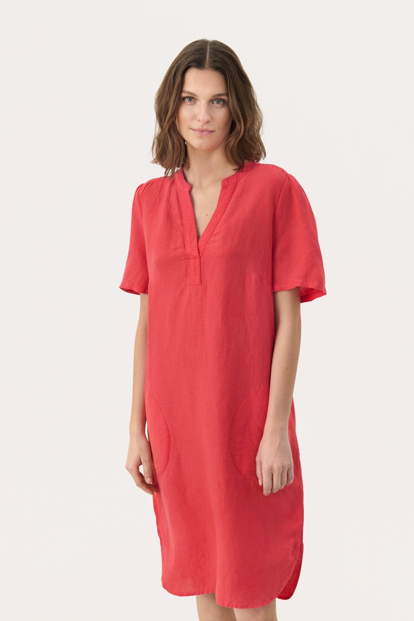 picture of Part Two Aminase Dress Linen - Bittersweet - Number Two - womens - fashion - clothing - Part Two 4