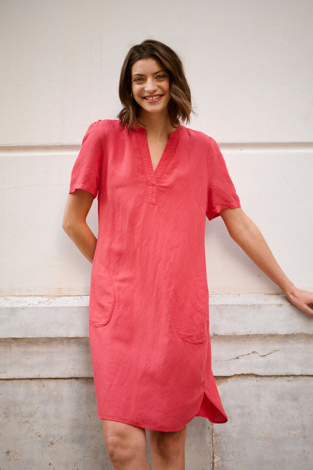 picture of Part Two Aminase Dress Linen - Bittersweet - Number Two - womens - fashion - clothing - Part Two 2