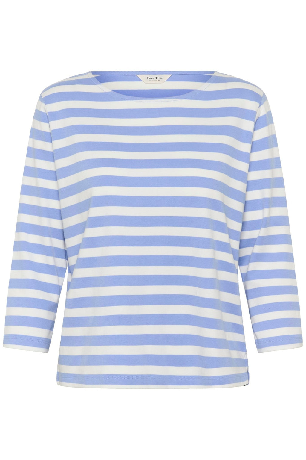 picture of Part Two Nela T-Shirt - Hydrangea Stripe - Number Two - womens - fashion - clothing - Part Two 5