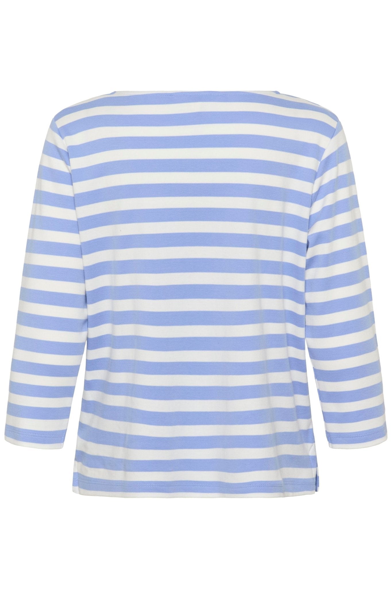 picture of Part Two Nela T-Shirt - Hydrangea Stripe - Number Two - womens - fashion - clothing - Part Two 6