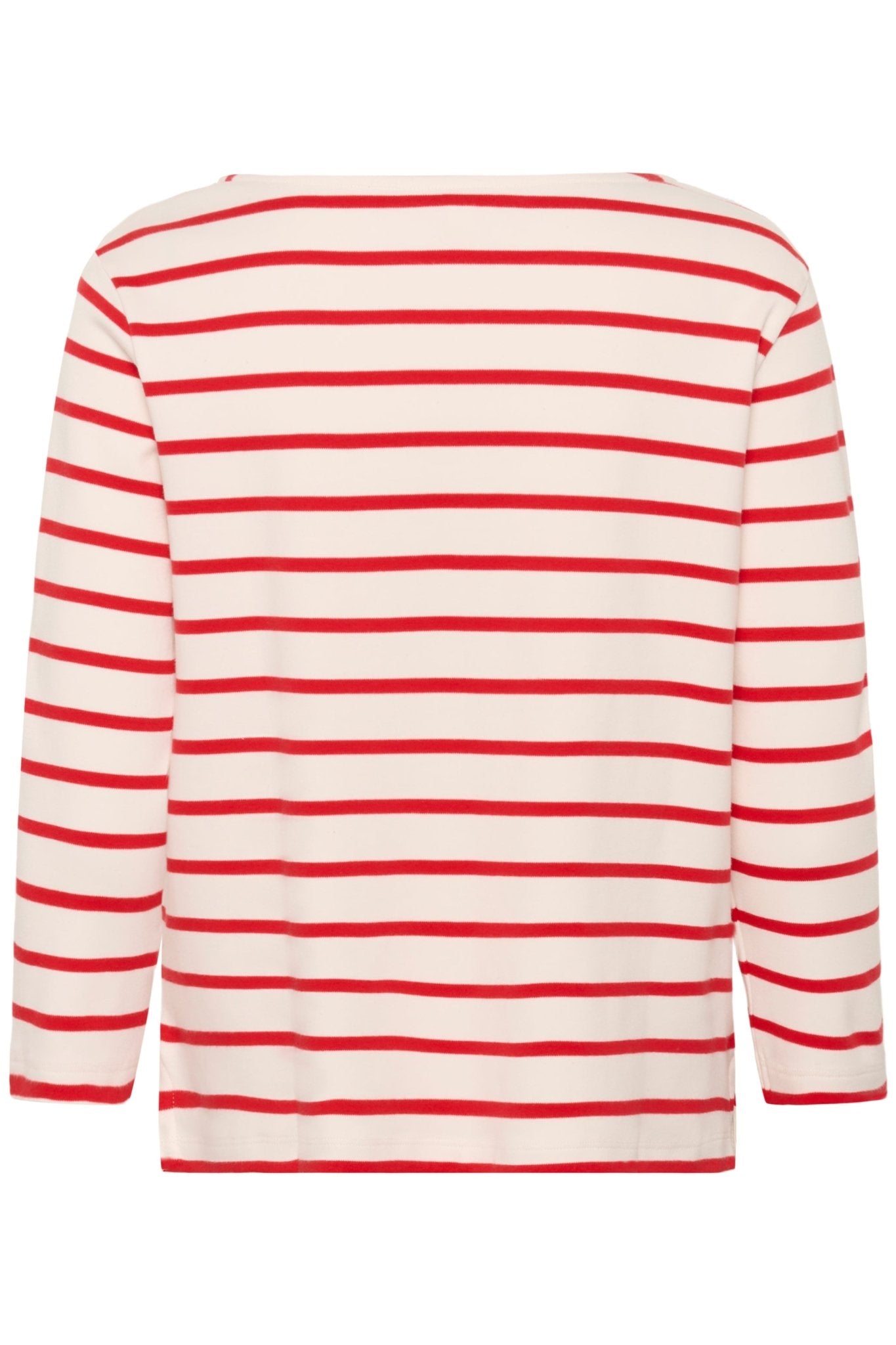 picture of Part Two Nela T-Shirt - Poppy Red Stripe - Number Two - womens - fashion - clothing - Part Two 6