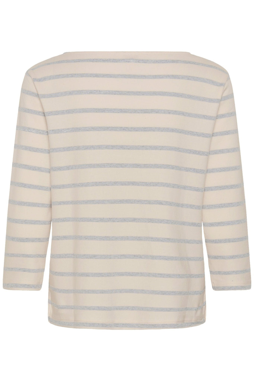 picture of Part Two Nela T-Shirt - Eggnog/Grey Stripe - Number Two - womens - fashion - clothing - Part Two 7